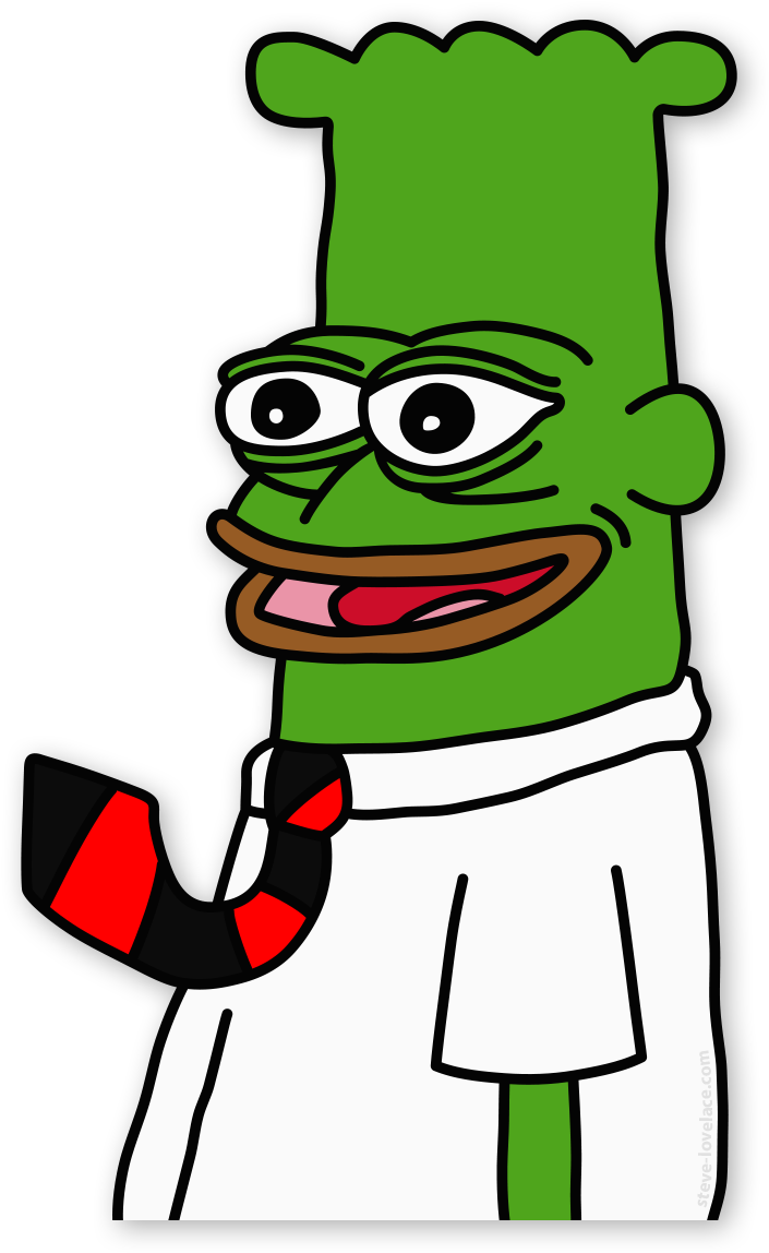 Dilbert Pepe The Frog Clipart (1200x1200), Png Download