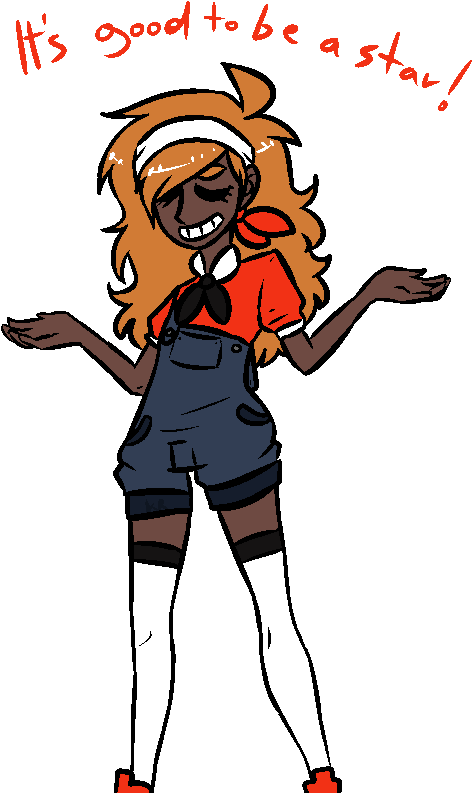 Kyeema Says Thanks Well, She Doesn't Directly Say It, Clipart (500x800), Png Download