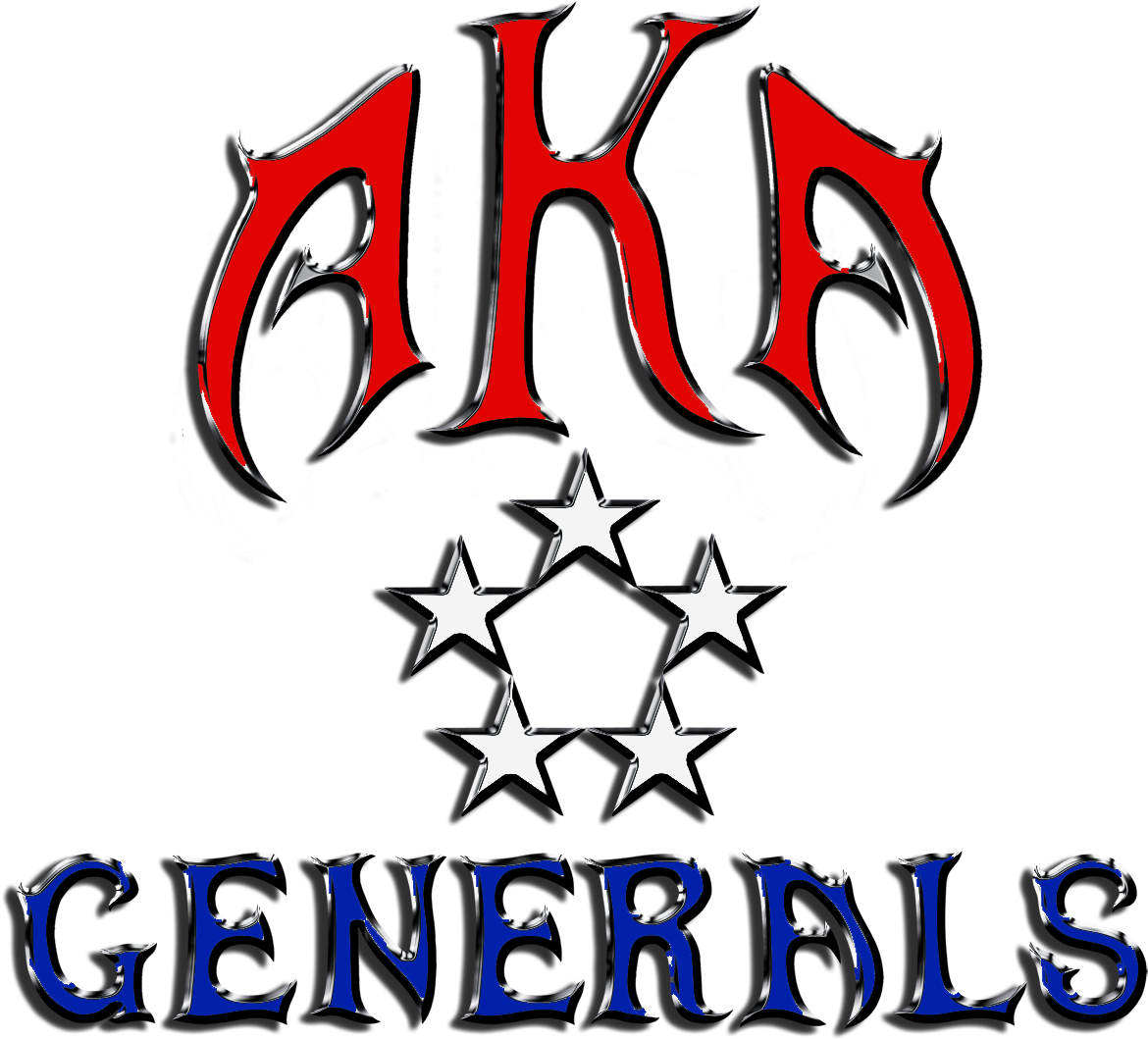 Aka Generals 5 Stars Red White Blue Web Clipart (1200x1070), Png Download