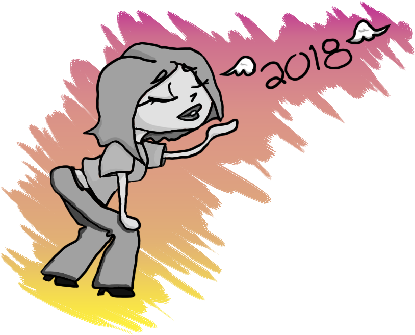 Goodbye 2018 - Clipart (814x657), Png Download