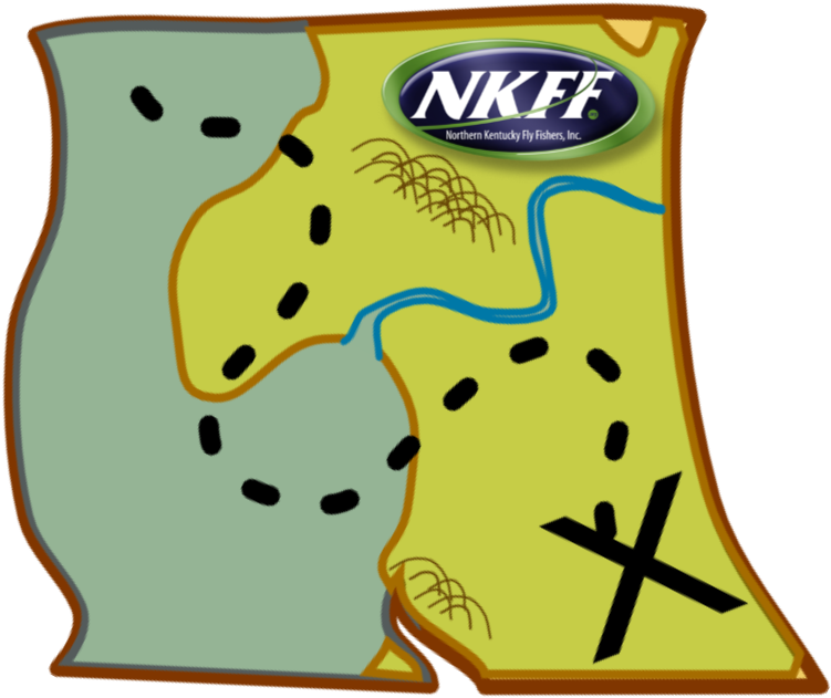 Northern Kentucky Fly Fishers Map Book Clipart (1190x1145), Png Download