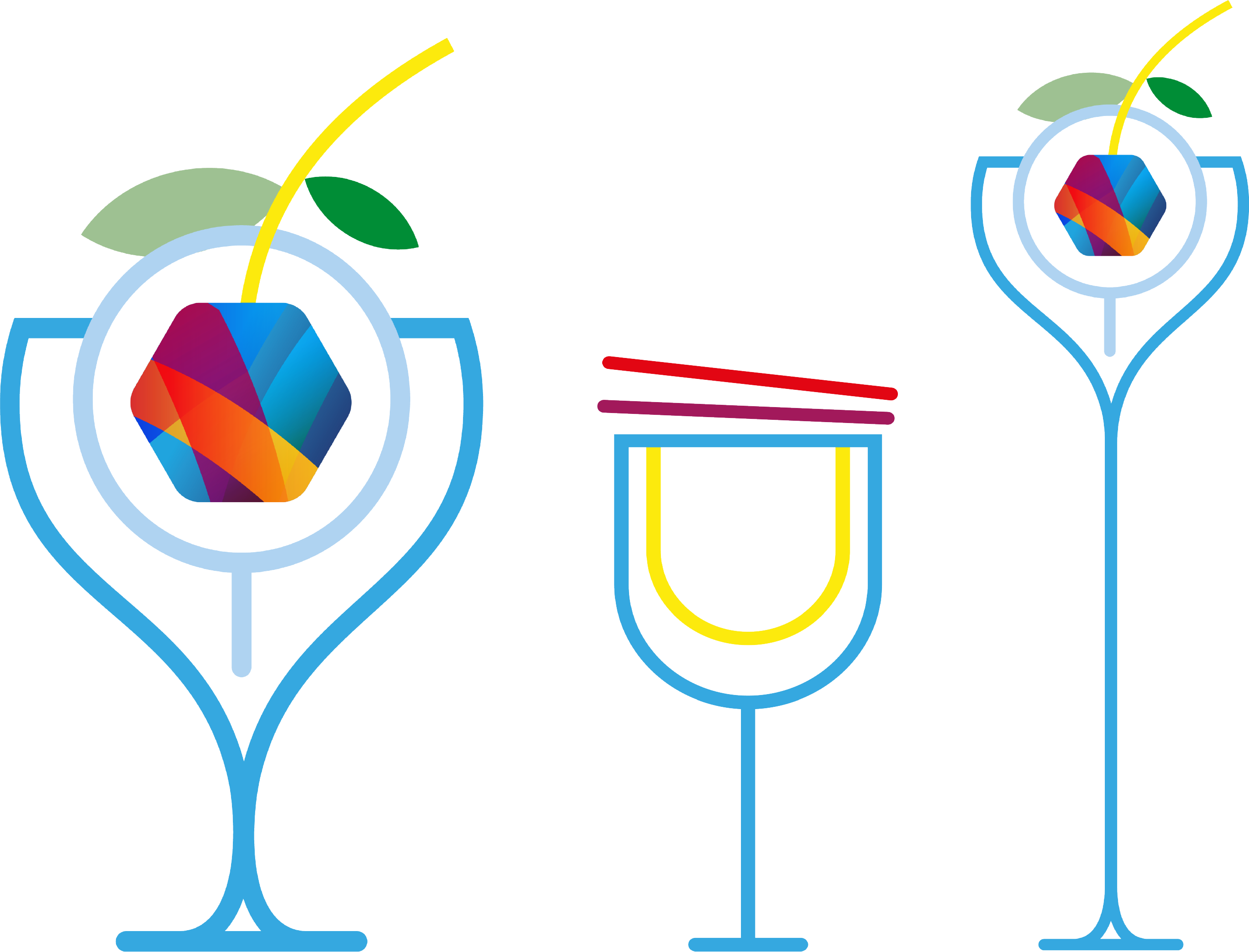 Comma Cocktails Clipart (2746x2093), Png Download