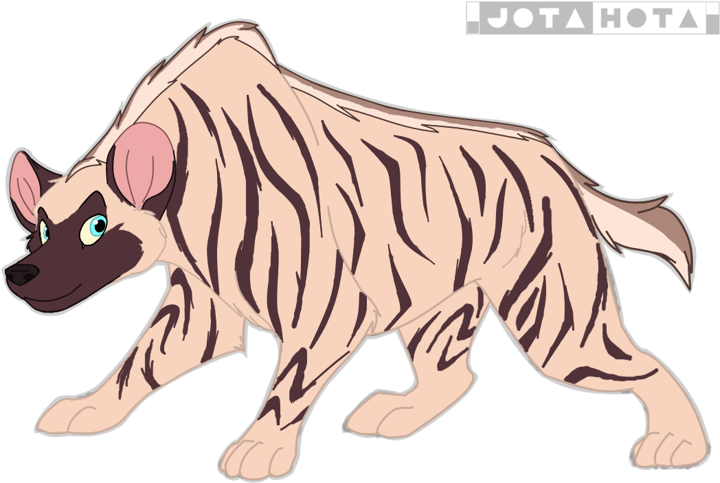 Hyena Free Lineart By Jotahota-d8fs7ce Clipart (1090x733), Png Download