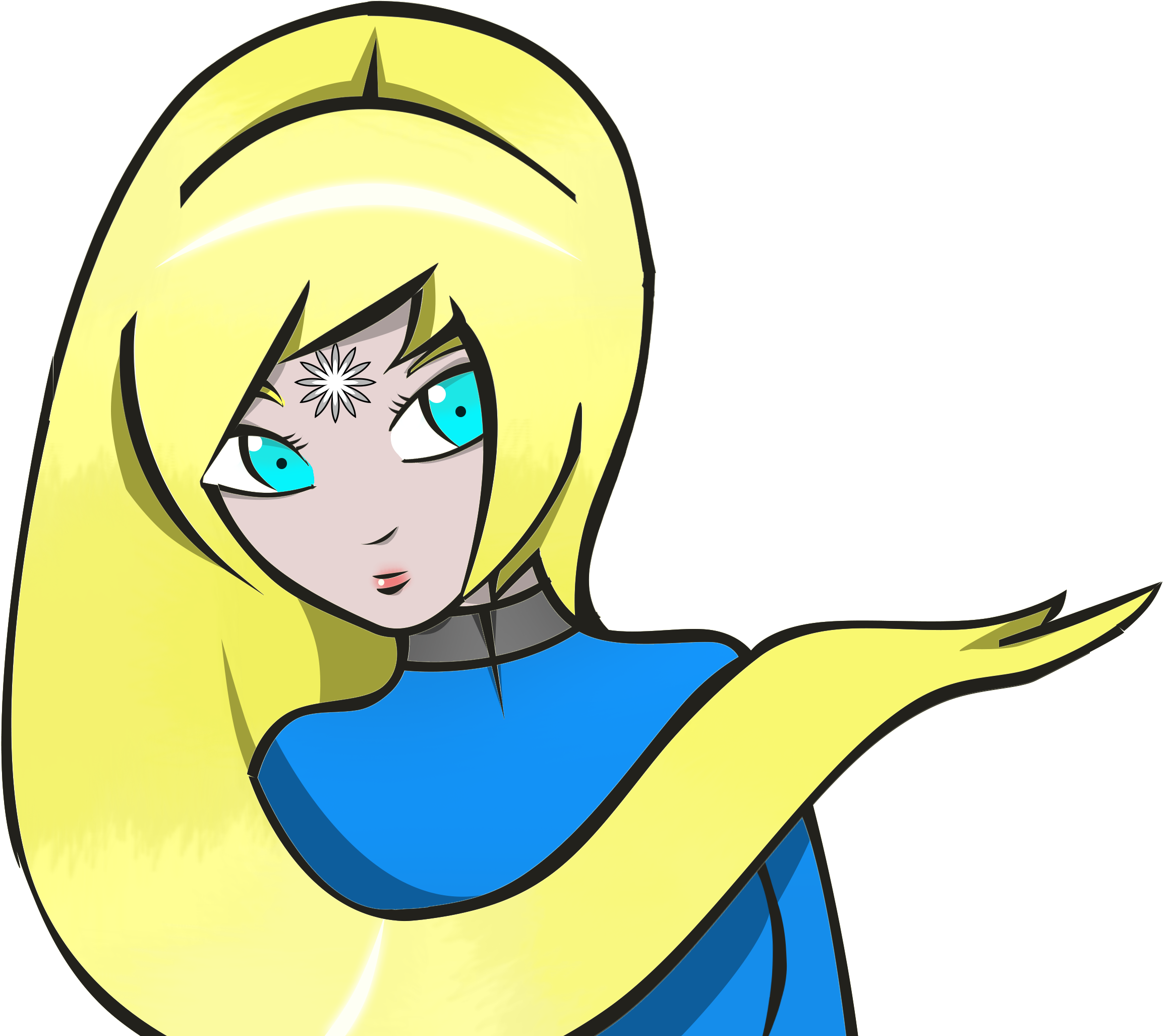 Starfire Race Clipart (2448x2125), Png Download