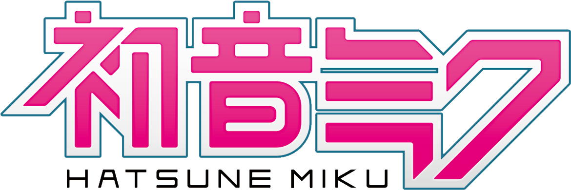 Hatsune Miku Logo V3 Clipart (1170x390), Png Download