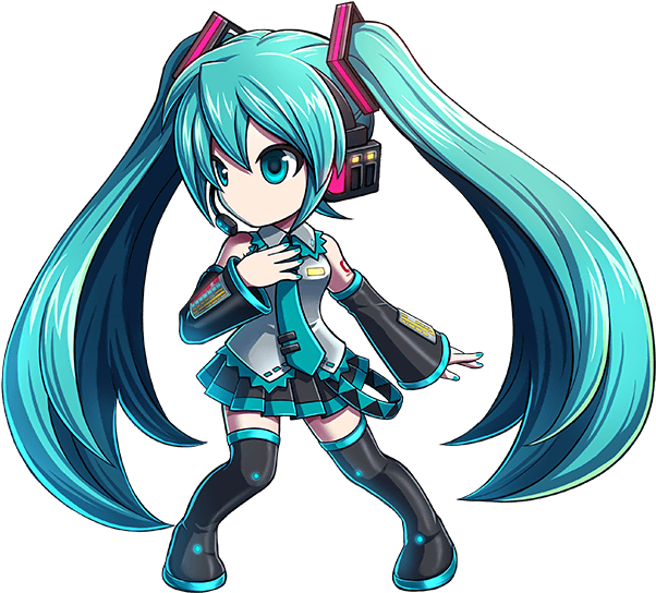 Jpg Library Stock Diva Hatsune Brave Frontier Wiki Clipart (622x564), Png Download