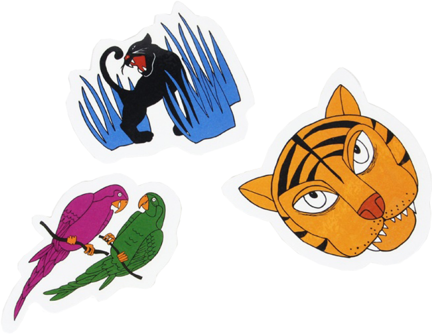 Mini Rodini Tattoos Set Of Clipart (960x720), Png Download