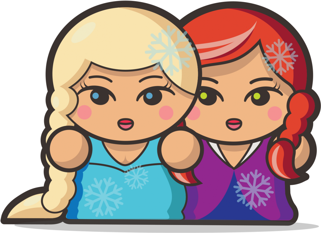 Elsa & Anna Will Freeze With Happiness The Stage, Inside Clipart (1200x1046), Png Download