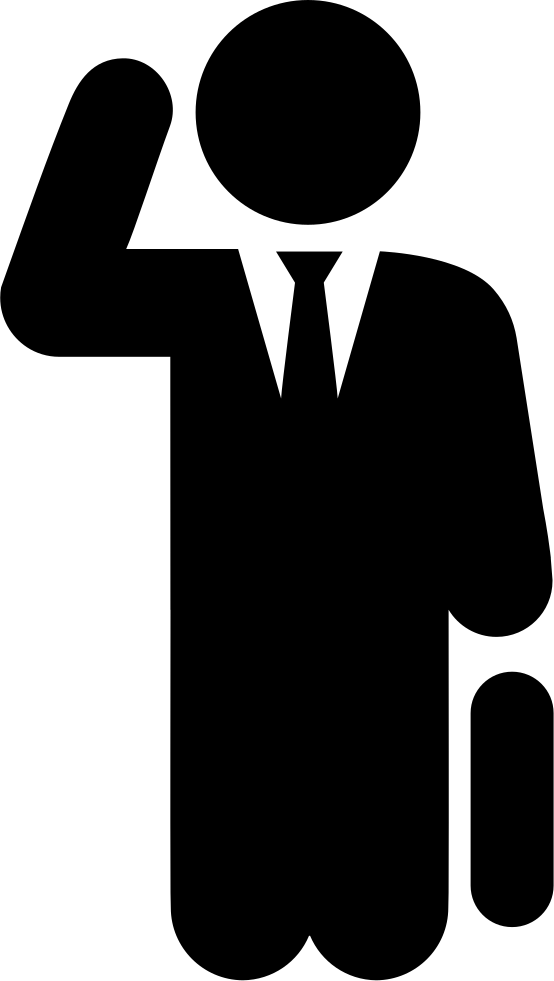 Business Man Svg Png Icon Free Download 65765 Stormyweather Clipart (554x981), Png Download