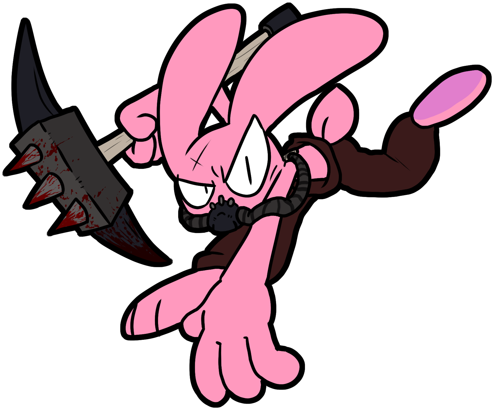 A Bunny Girl Who Was Kidnapped By Klaw Agents And Turned Clipart (1725x1432), Png Download