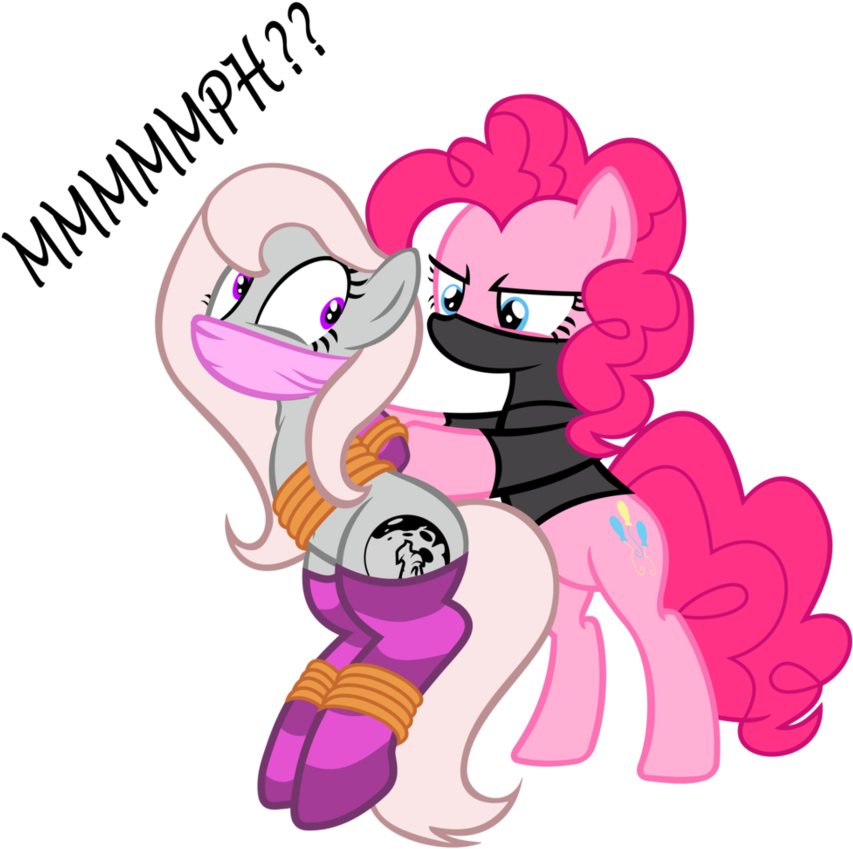 Dr-rum, Bondage, Bound, Clothes, Cloth Gag, Earth Pony, Clipart (894x894), Png Download