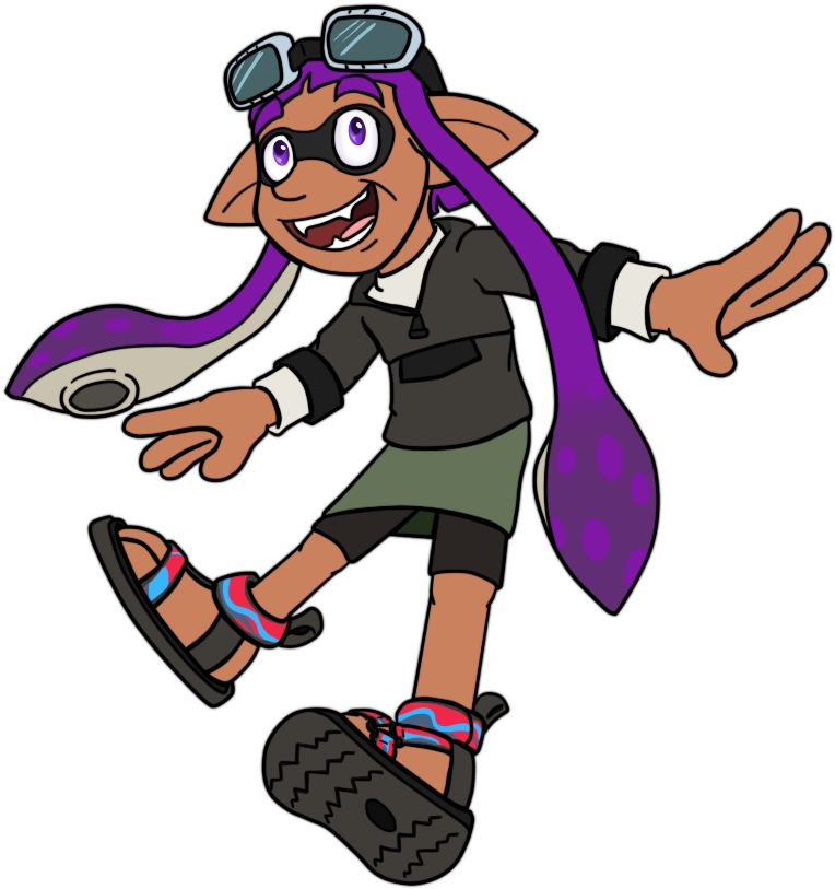 Splatoon - Inkling May Clipart (801x862), Png Download