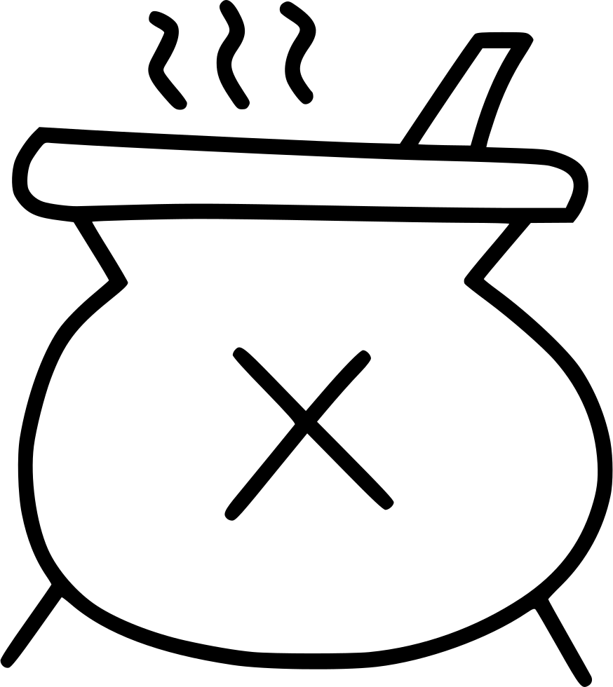 Potion Poision Witchcraft Pot Clipart (874x980), Png Download