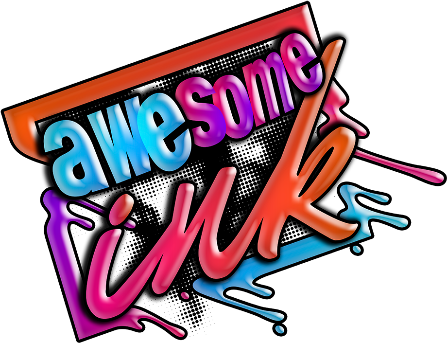 Awesome Ink Clipart (960x779), Png Download