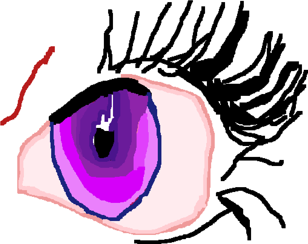 W - I - P Eye Clipart (1400x1000), Png Download