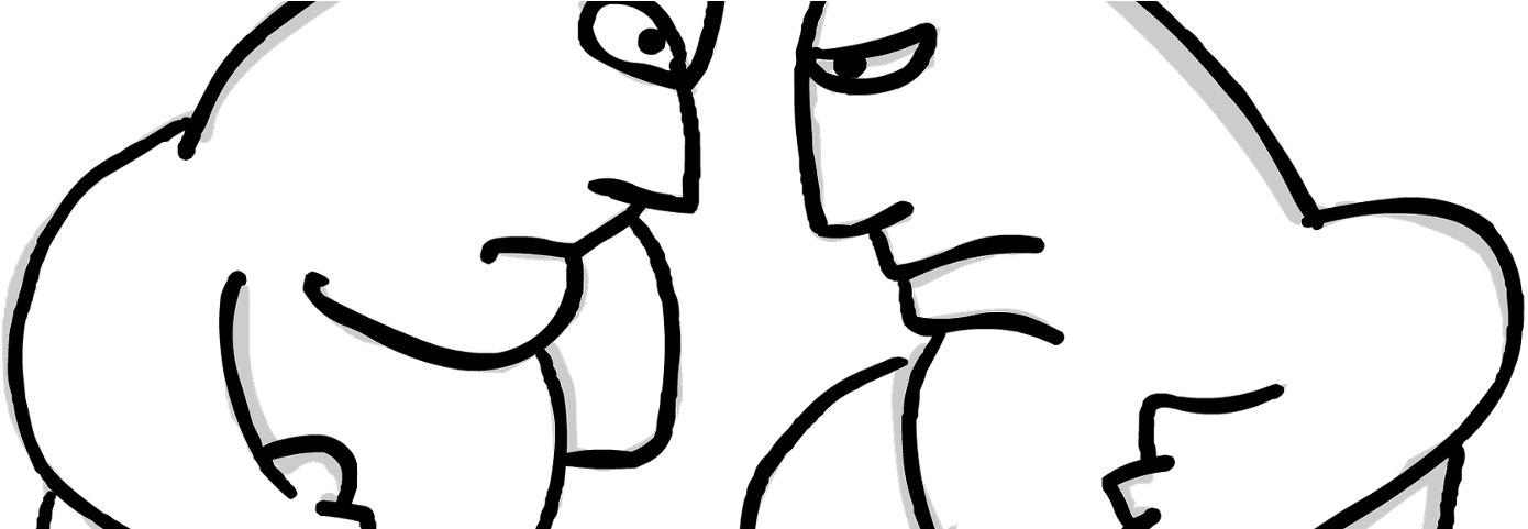 Conflict And Learning Not To Be Afraid Clipart (1600x480), Png Download