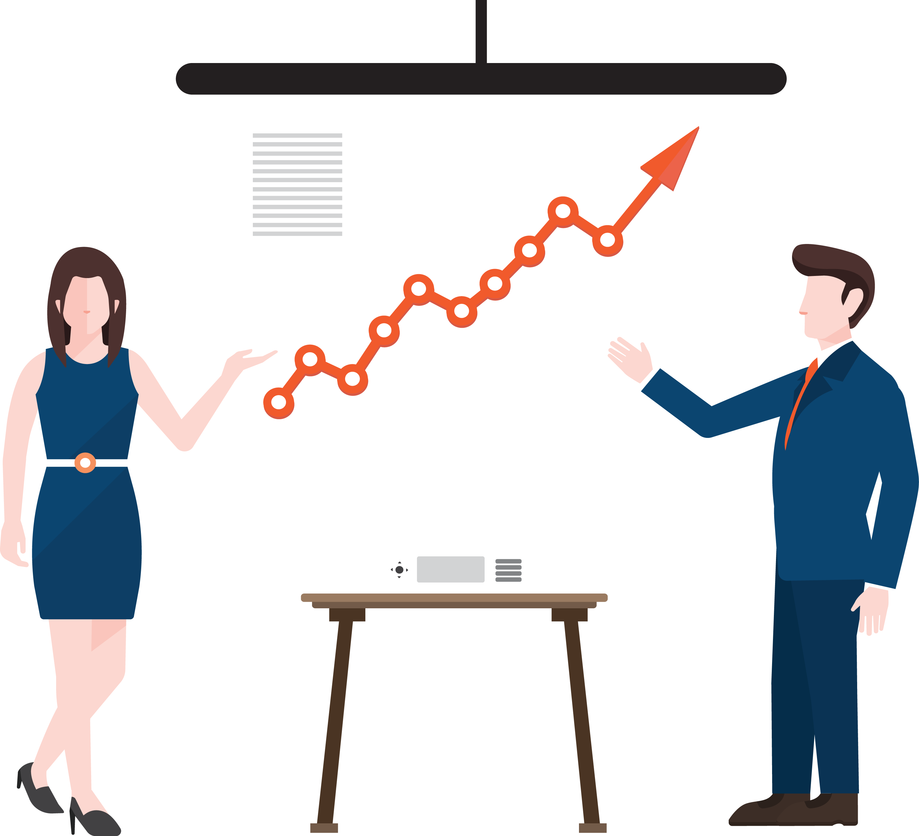 Information Others Cartoon Chain Supply Download Free Clipart (3046x2772), Png Download