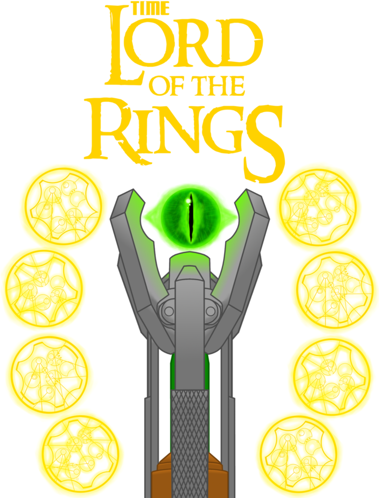 Time Lord Of The Rings By Vinyl-brony95 Clipart (775x1016), Png Download