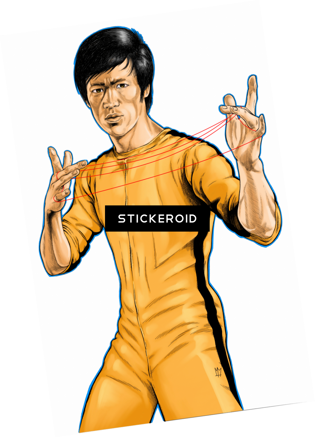 Bruce Lee Celebrities Clipart (1083x1502), Png Download