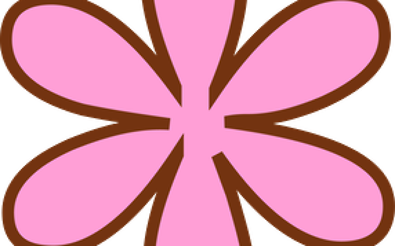 Flowers And Symbols Of The Hippy Party Clip Art Oh - Png Download (1368x855), Png Download