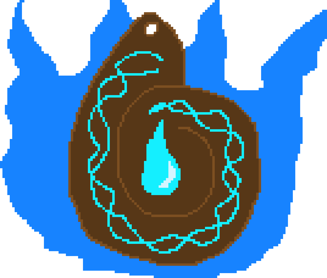 Water Amulet Clipart (1340x1140), Png Download