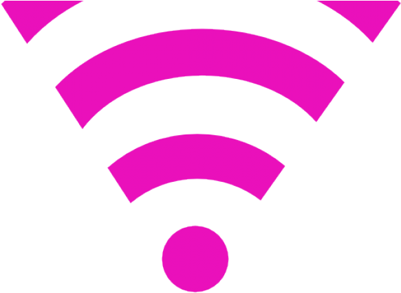 Wifi Clipart Pink - Png Download (640x480), Png Download