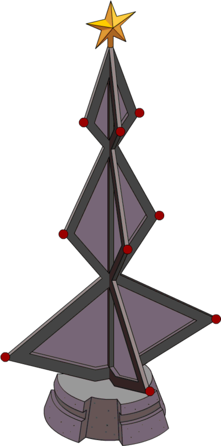 Tapped Out Present Depot Clipart (454x898), Png Download