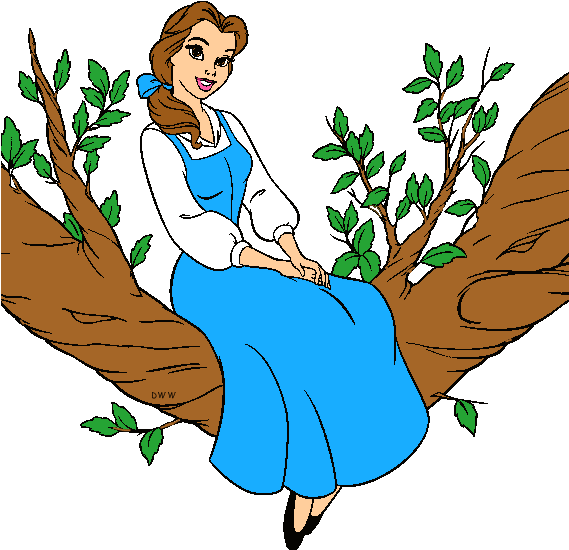 Disney Princess Belle Clipart - Png Download (569x550), Png Download