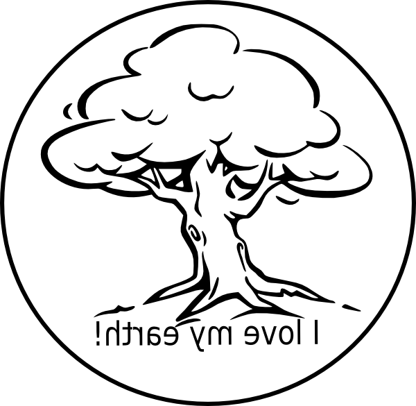 Clipart Of Saves, Circle Tree And Earth Tree - Png Download (600x585), Png Download