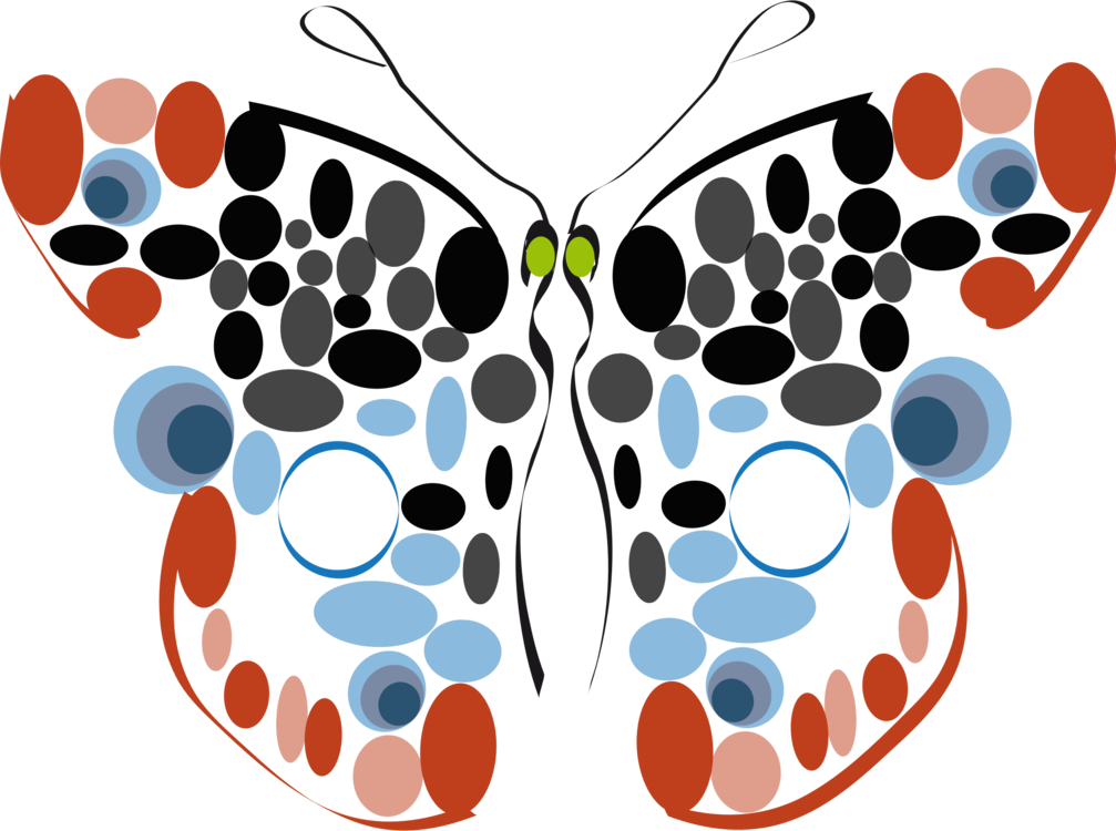 Butterfly Computer Icons Icon Design Marsh Fritillary Clipart (1007x750), Png Download