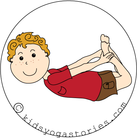 Bow Pose For Kids Clipart (600x600), Png Download