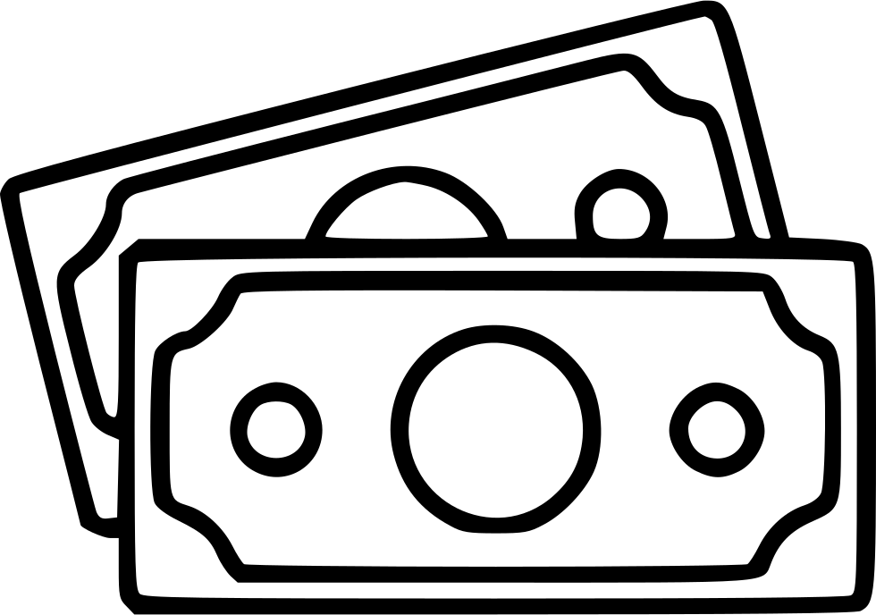 Money Banknotes Bills Currency Profit Savings Payment Clipart (980x688), Png Download