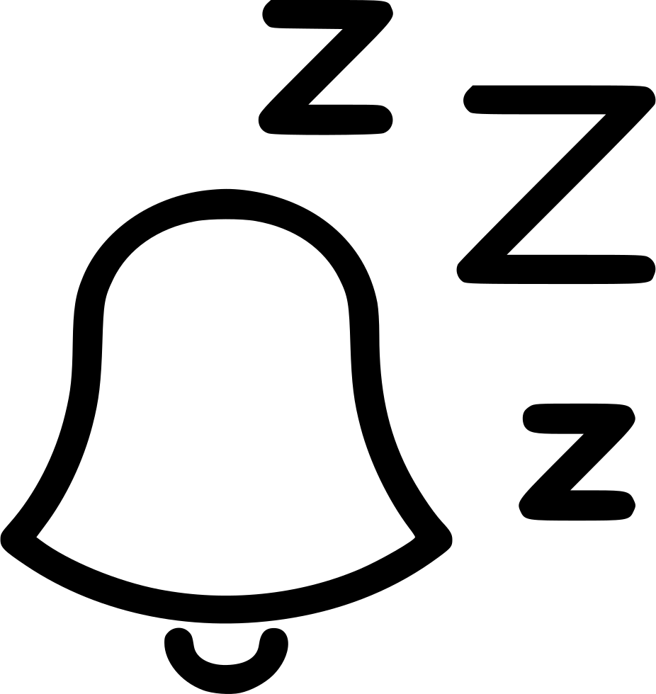 Ringer Silent Sleeping Comments Clipart (926x980), Png Download