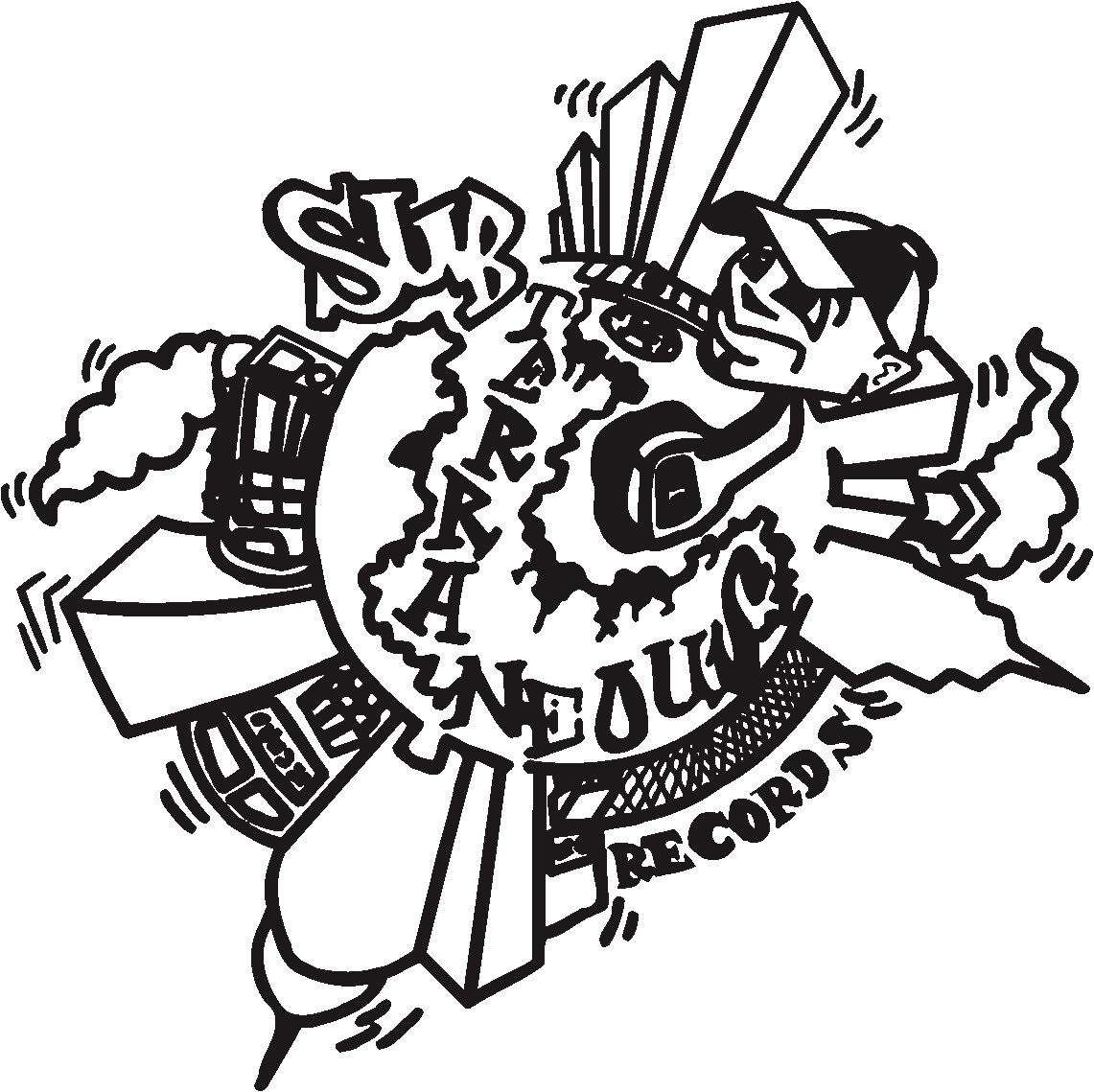 Subterraneous Wordplay Clipart (1141x1139), Png Download