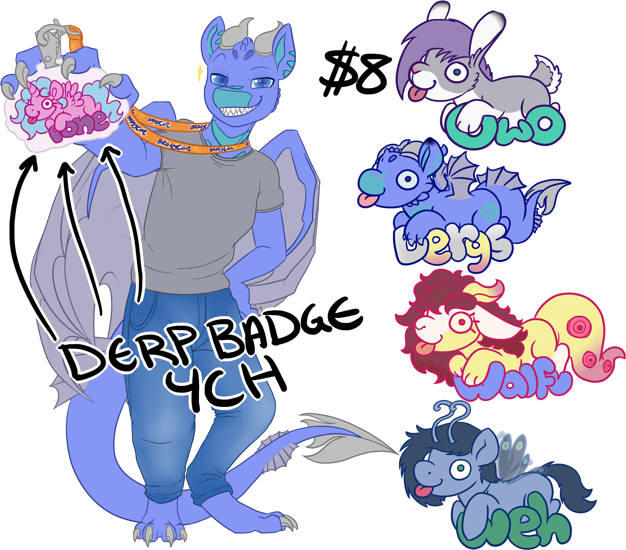 Derp Badges Clipart (2218x1943), Png Download