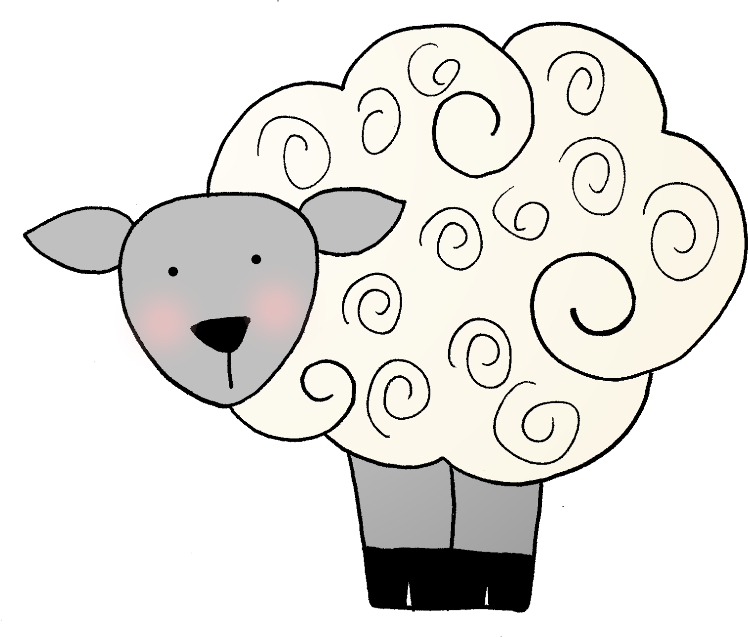 The Lord Is My Shepherd Clipart (1600x1447), Png Download