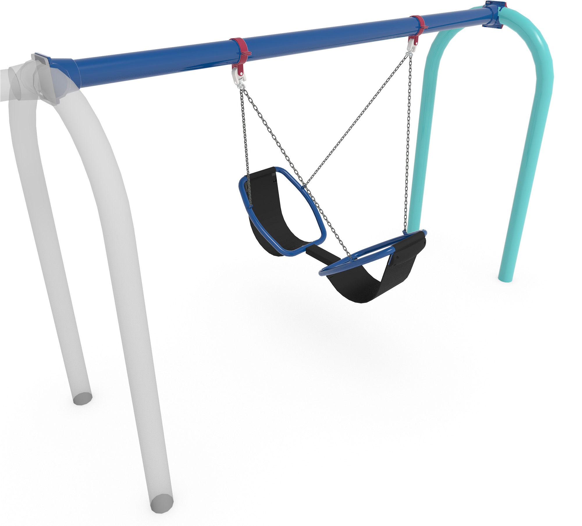 Friendship® Swing W/5" Arch Tire Swing Frame Additional Clipart (2000x2000), Png Download