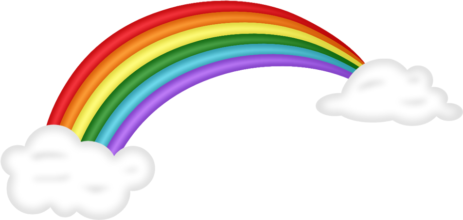 Arco Iris, Rainbows, Balloons, Clip Art, Third, Frames, - Png Download (991x496), Png Download
