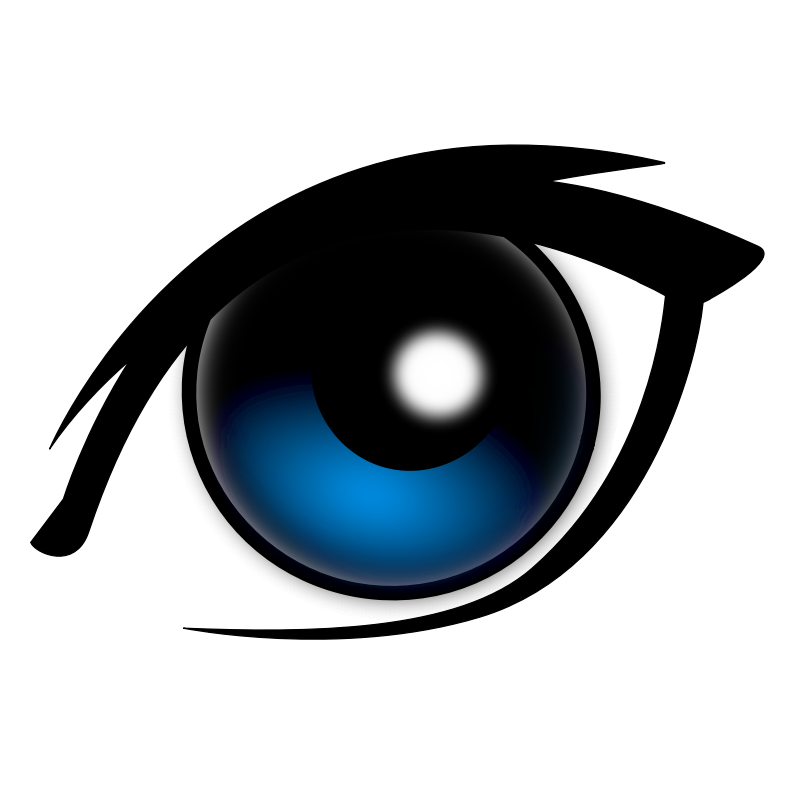 Cartoon Eyes Clip Art N64 - Png Download (798x800), Png Download
