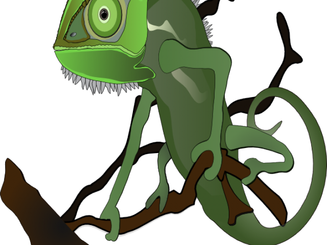 Chameleon Clipart Animated - Png Download (640x480), Png Download