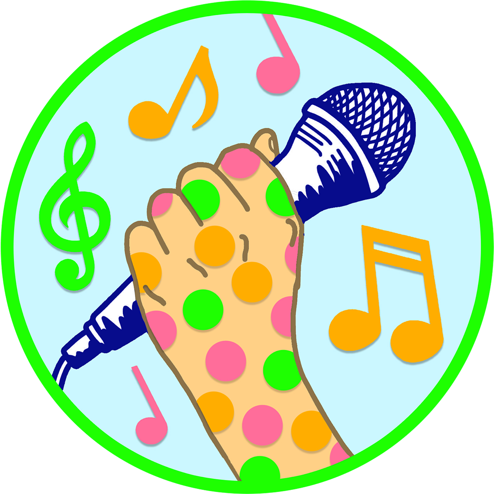 Singing Measles Clipart (1600x1600), Png Download