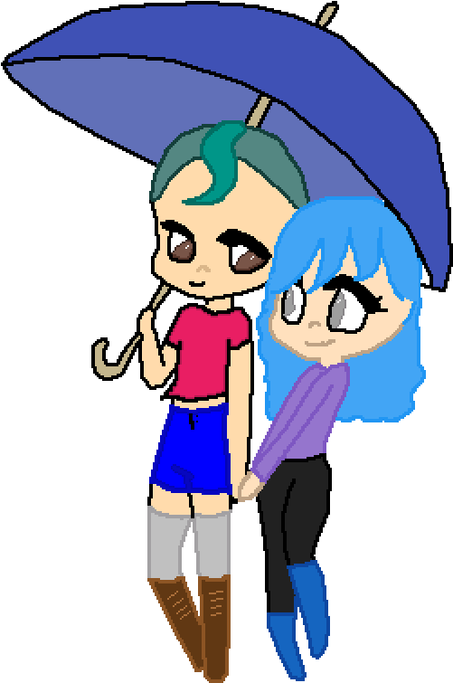 Umbrella Peeps Clipart (1000x1000), Png Download