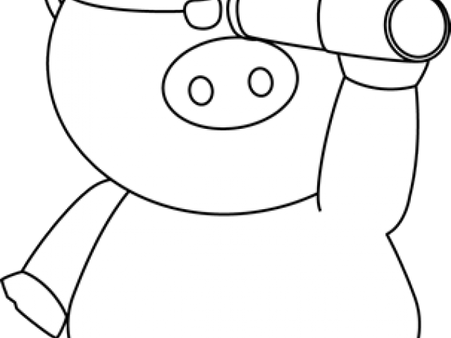 Pirate Clipart Pig - Png Download (640x480), Png Download