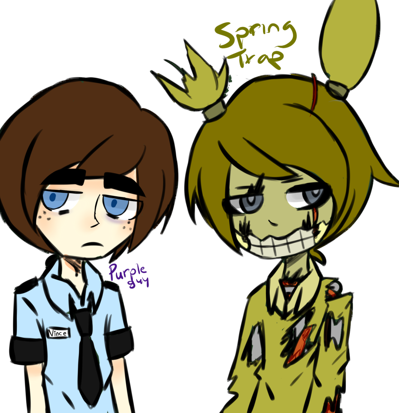 Two Interpretations Of Two Bad Guys Yes Clipart (1280x1326), Png Download