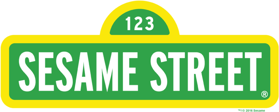 Sesame Street Logo Men's Regular Fit T-shirt Clipart (929x500), Png Download