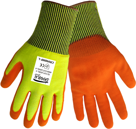 Samurai Cr998mf Cut Resistant Glove Clipart (580x580), Png Download