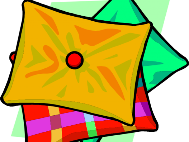 Pillow Clipart Pillowblack - Png Download (640x480), Png Download