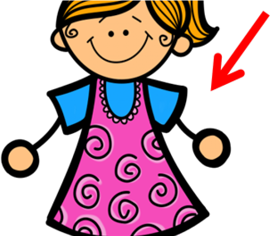 Shoulder Clipart Pretty Little Girl - Png Download (640x480), Png Download