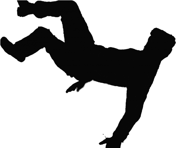 Falling Clipart Person - Png Download (640x480), Png Download