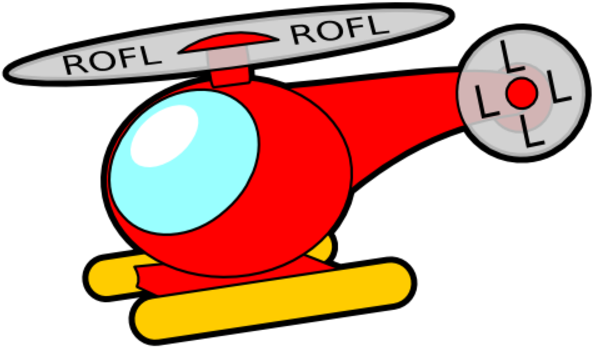 Roflcopter Clipart (600x600), Png Download